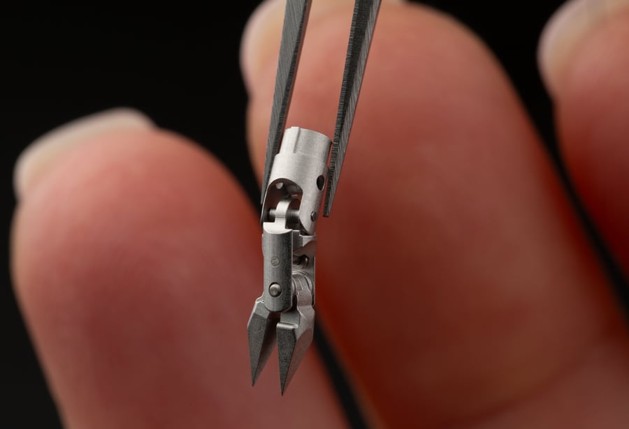 The robot is only as precise as its distal assembly.